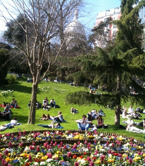 Paris in the springtime